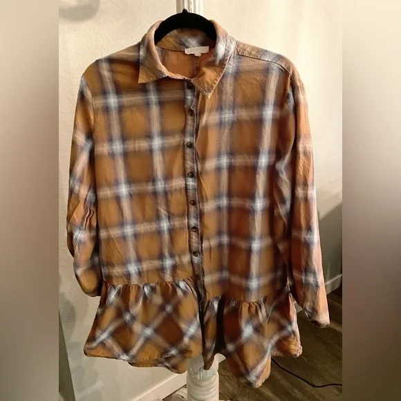 Super Cute Plaid Baby Doll Drop Waist Dress - Size Medium 🔥🔥🔥 HOST PICK 🔥🔥🔥 - Picture 3 of 7